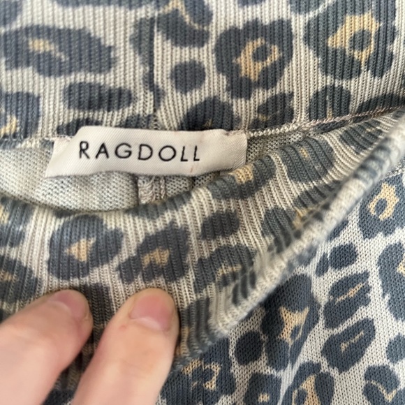 RAGDOLL KNIT LEOPARD JOGGERS SZ M - Picture 4 of 4